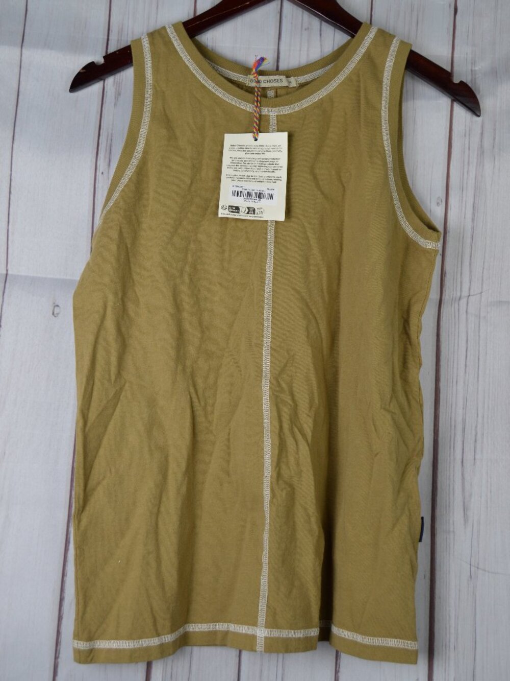 BOBO CHOSES Womens Slub Cotton Tank Top Size XL NWT